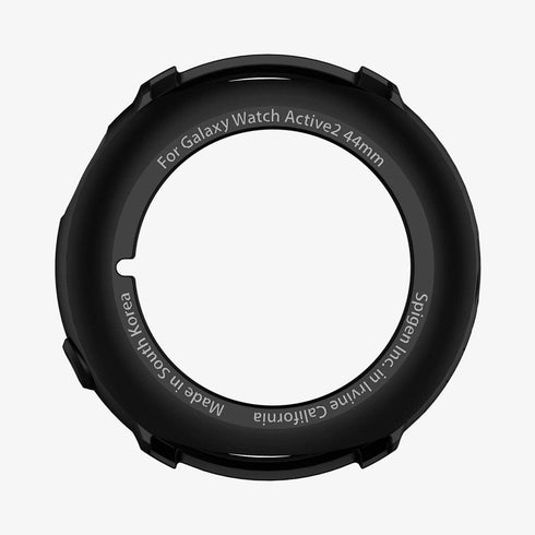 ACS06394 - Galaxy Watch 6 Classic (47mm) Case Liquid Air in matte black showing the front